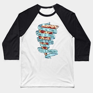 Trust in blue pizza Baseball T-Shirt